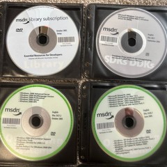Lot of MSDN Microsoft Developer Discs Library and Cases Longhorn And 2000