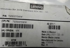 Lenovo 7S050015WW Microsoft Windows Server 2019 Standard (16 Core MultiLang) +CD