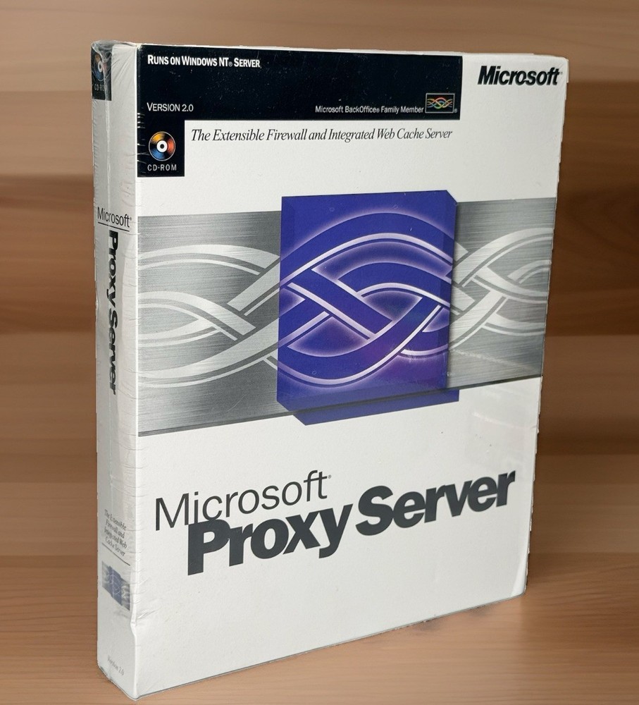 Microsoft Proxy Server 2.0 Firewall and Web Cache Windows NT CD-ROM (1997)