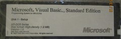 Microsoft Visual Basic Standard Edition DOS Version 1 5.25″ floppys NOS