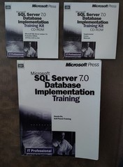 Microsoft SQL Server 7.0 Database Implementation Online Training Kit BRAND NEW
