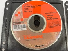 Microsoft SQL Server 2005 Enterprise Edition 4-Disc DVD Set Windows PC Software