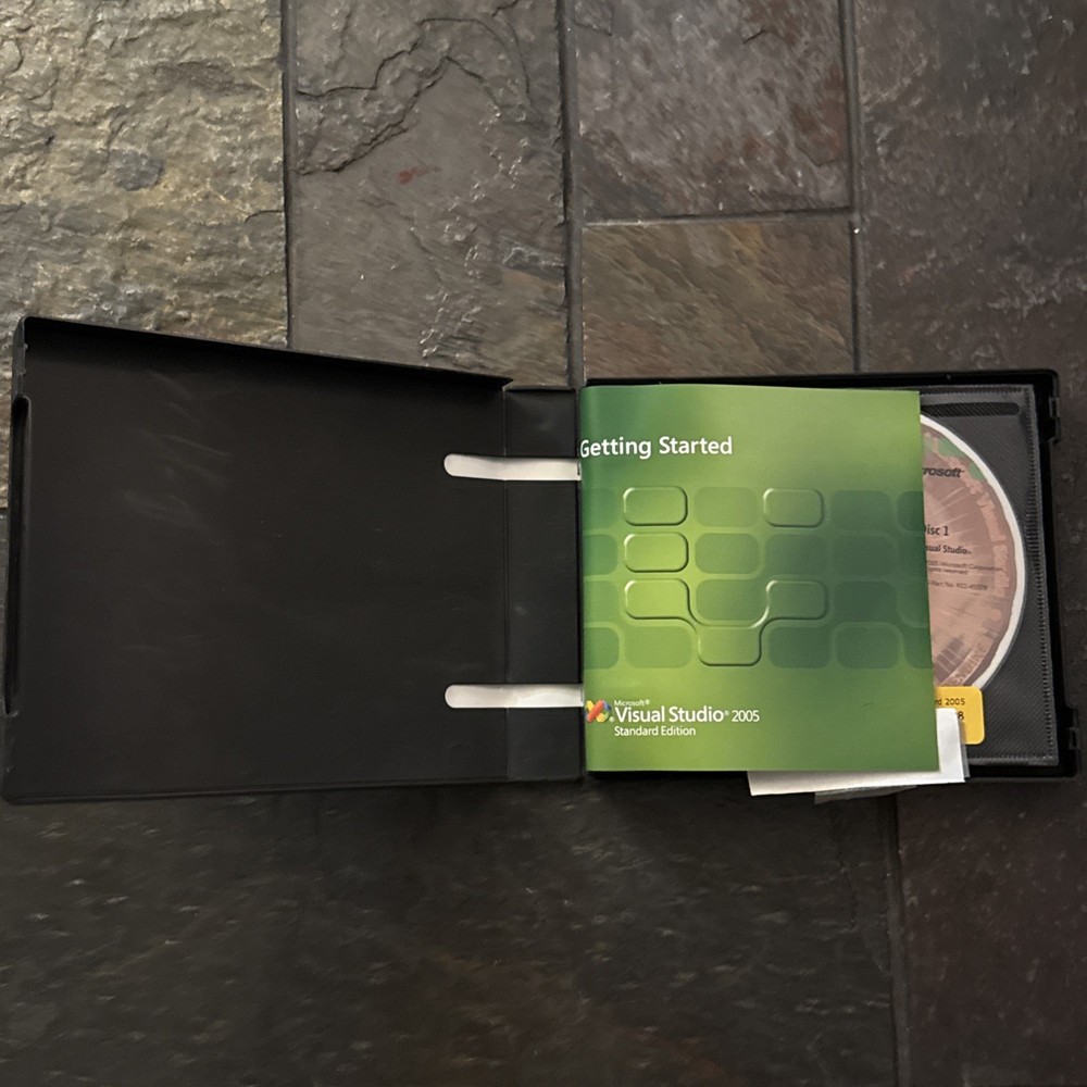 Microsoft Visual Studio 2005 Standard Edition 5 Disc Set w/ Key