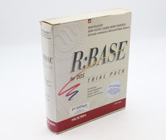 R:BASE for DOS R Base RBase Trial Pack V7 5.25″ Disk Microrim RETAIL BOX Retro