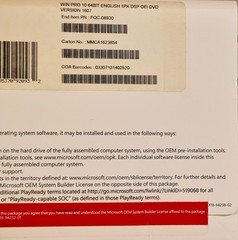 MICROSOFT WINDOWS PRO 10 32/64 BIT — 2 UNOPENED/UNUSED COPIES