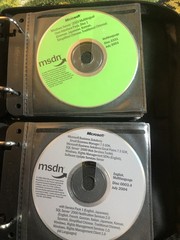 70 Microsoft Developer Network MSDN Discs Library 2001 to 2005 Bulk Lot Binder