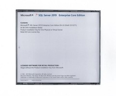 Microsoft SQL Server 2019 Enterprise with 48 Core License, unlimited User CALs