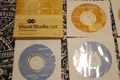 Microsoft Visual Studio .NET Professional 2003 FULL RETAIL SET Used To mk backup