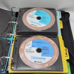 Microsoft Volume Licensing 2008 to 2011 Lot Of 27 Discs Programs Dell With Case