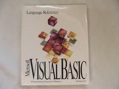1 USED MICROSOFT VISUAL BASIC PROFESSIONAL EDITION 3.0 WITH MANUALS AND DISCS
