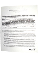 Microsoft Visual Studio Professional 6.0 6 PRO FULL VERSION Windows BASIC C++
