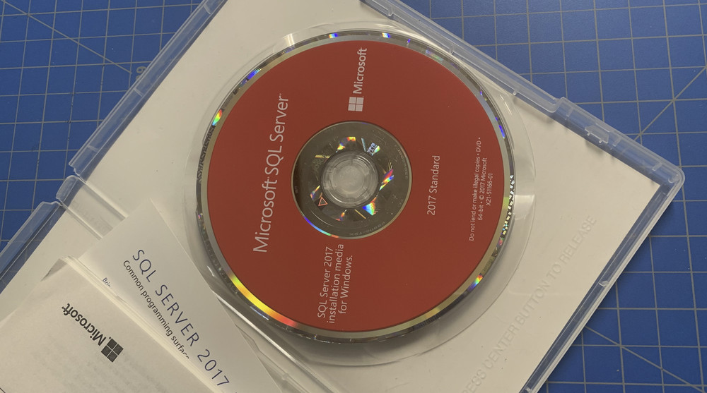 SQL Server 2017 Standard 16 Core DVD COA Genuine Holographic Authentic Retail