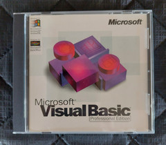 Microsoft Visual Basic 5.0 Professional Edition CD-ROM Software & Retail Box