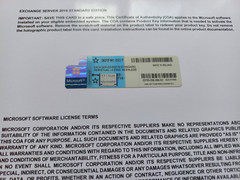 Microsoft Exchange Server 2019 STANDARD w Retail 1000 CALs GMGF0F4MC Authentic