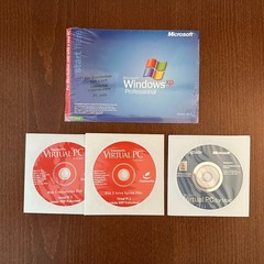 Microsoft Virtual PC for MAC Version 5, 6.1 upgrade w/Windows XP w/Serials