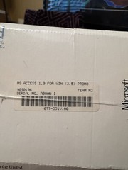 Vintage Microsoft Access v1.0 DBMS Software for Windows NIB Still Sealed