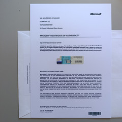 Microsoft SQL Server 2025 Standard 16 Core License COA Unlimited CALs, Physical