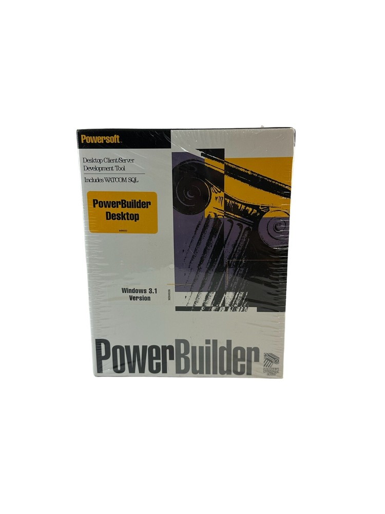 Powersoft Power Builder Desktop Windows 3.1 Version KB00021 Sealed!