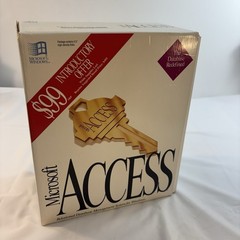 Microsoft Access v1.00 DBMS Software Windows 3.5 Unsure If This Is Complete