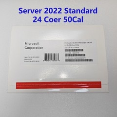 Microsoft Windows Server 2022 Standard 24-Core 50 CALs DVD With Key