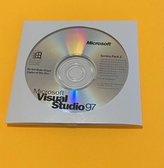 Microsoft Visual Studio 97 Professional Edition CD Disc W/ Key