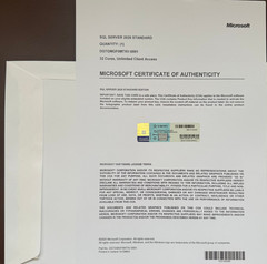 Microsoft SQL Server 2025 Standard 32 Core Unlimited User CALs CoA Authentic