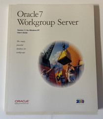 Oracle7 Workgroup Server Release 7.1 For MS Windows NT New Never Installed “OB”
