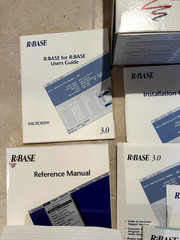 R Base Database Management Software Vintage software 3.0