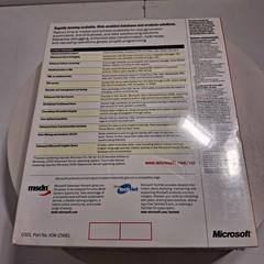 Microsoft SQL Server 2000 Developer Edition Sealed Box X08‑15681 NOS