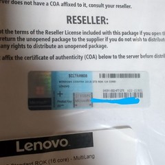 Lenovo 7S050015WW Microsoft Windows Server 2019 Standard (16 Core MultiLang) +CD