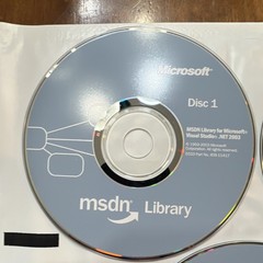Microsoft MSDN Library Visual Studio .NET 2003 3 CD Set Windows English