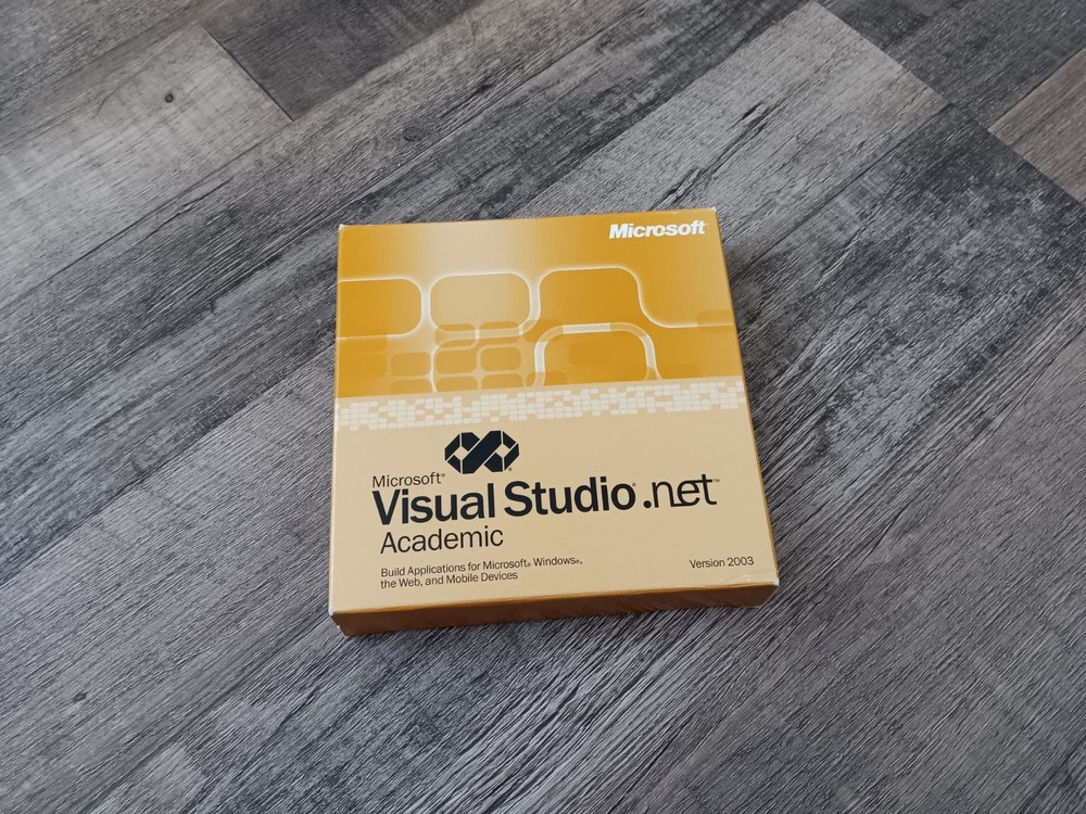 Microsoft Visual Studio.net Academic Version 2003 8 CD-ROM Set Product Key PC