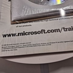Microsoft Visual Studio 6.0 Enterprise Edition Sealed Media Manuals Included