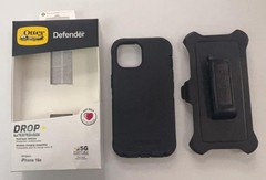 Case with Holster Case For iPhone 16E-Black
