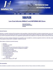 SQLflex Linux development license (Informix Clone & unlimited users per machine)