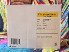 SCO Advanced File And Print Server – Ver. 3.5.2 | CIB – Mint Condition CD-ROM