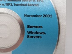 Microsoft Licensing Security Tool Kit Windows 2000 Server CD Disc November 2001
