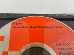 Microsoft Forefront Server Security Management Console DVD Windows Software M047
