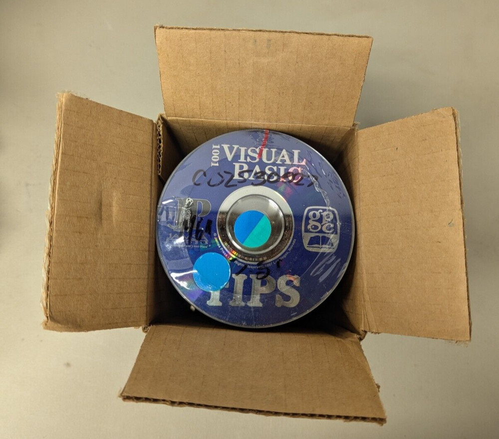 600 ea Bulk CD-Rom – 1001 Microsoft Visual Basic 5.0 Professional- NEW/Sealed!