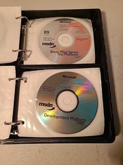 MICROSOFT MSDN Software Discs w/Storage Case Lot of 43