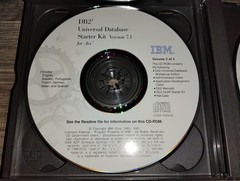 IBM AIX V4 Bonus Pack 07/2001 Edition v.4.3.3 5765-C34 4-disc CD-ROM Set DB2 7.1