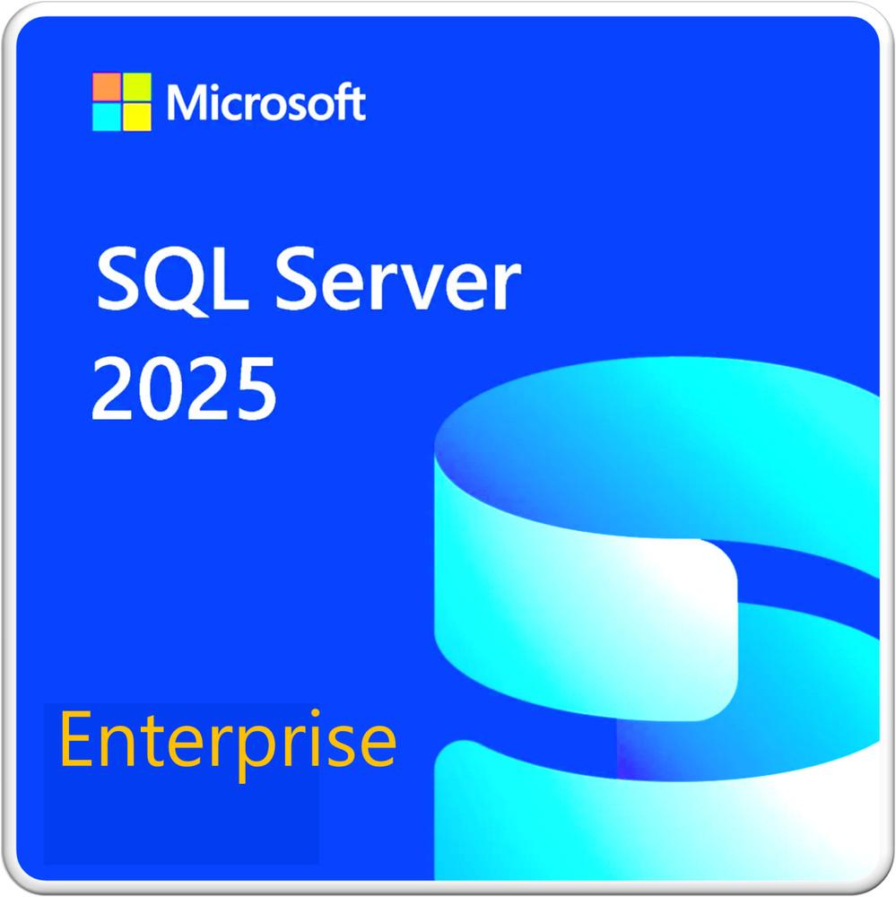 Microsoft SQL Server 2025 Enterprise – Single Server Perpetual – 48 Core (USB)
