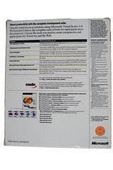 NEW Microsoft Visual Studio Professional 6.0 PRO 6 C Basic Commercial 659-00390
