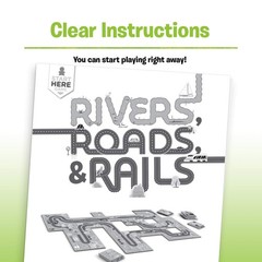 Ravensburger Rivers, Roads and Rails – Innovative Matching Game for Kids | Encou
