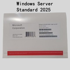 Microsoft Windows Server 2025 Standard 64-Bit 16 Core Product DVD With Key US
