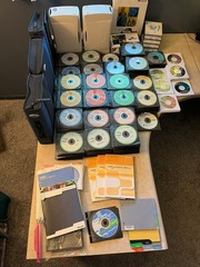 MASSIVE 950+ Discs Microsoft MSDN/TechNet DVD CD lot 1997-2007 w/binders 60LBS