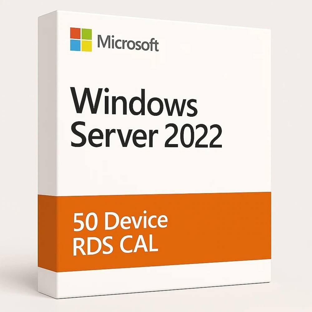Windows Server 2022 Remote Desktop License – 50 Devices RDS CALs