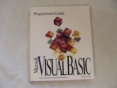 1 USED MICROSOFT VISUAL BASIC PROFESSIONAL EDITION 3.0 WITH MANUALS AND DISCS