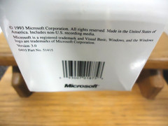 1993 Microsoft Visual Basic (VB) for Windows, Standard Edition 3.0 – NEW, SEALED