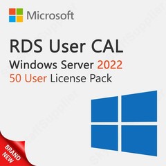 Windows Server 2022 RDS [REMOTE DESKTOP SERVICES] 50 USER CAL – FULL BRAND NEW